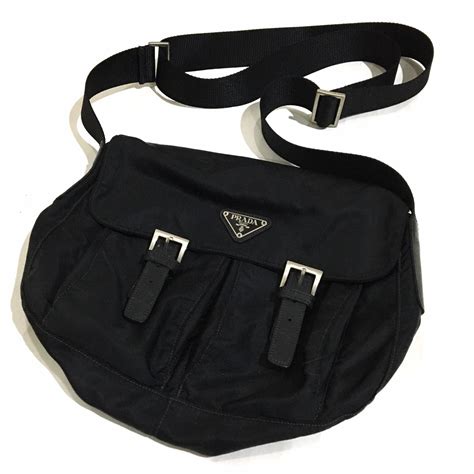 vintage prada nylon crossbody bag